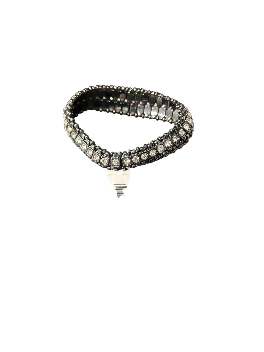 Chicos Crystal Stretch Bracelet - Silver Tone